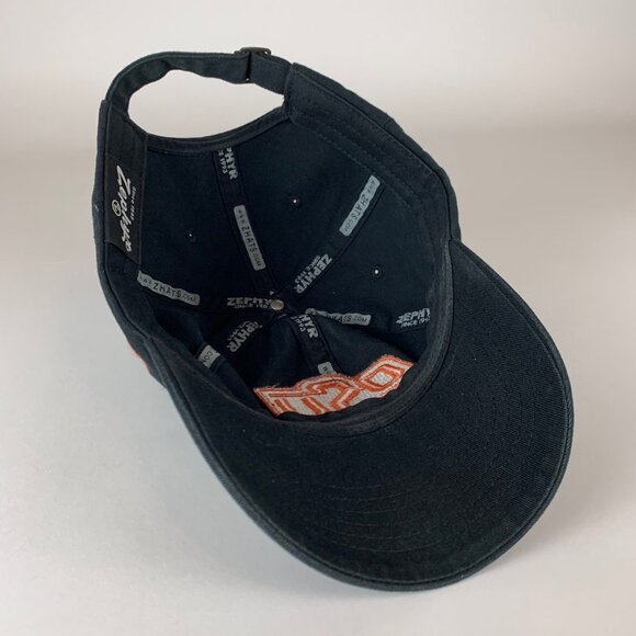 Oklahoma State Cowboys NCAA Black Zephyr Relaxed Fit Strapback Hat - Picture 4 of 5